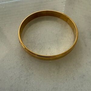 Monet Gold Tone Slim Bangle Bracelet